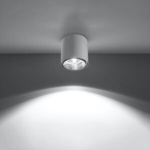 Ceiling Lamp Tiube White Single Ceiling Lights Great Lighting UK Ltd