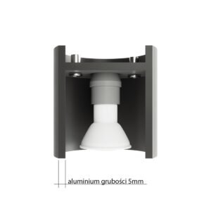 Ceiling Lamp Tiube Grey Single Ceiling Lights Great Lighting UK Ltd
