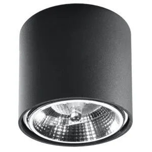 Ceiling Lamp Tiube Black Modern Single Ceiling Lights Great Lighting UK Ltd