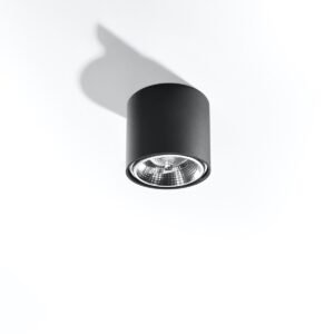 Ceiling Lamp Tiube Black New Arrivals Great Lighting UK Ltd