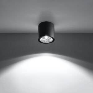 Ceiling Lamp Tiube Black New Arrivals Great Lighting UK Ltd