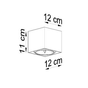 Ceiling Lamp Blake Grey Single Ceiling Lights Great Lighting UK Ltd