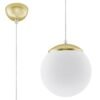 Pendant Lamp Ugo 20 Gold Modern Single Pendants Great Lighting UK Ltd
