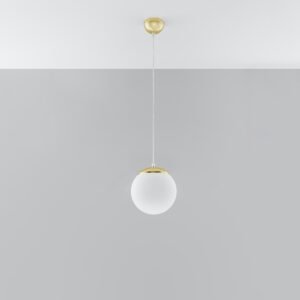 Pendant Lamp Ugo 20 Gold Modern Single Pendants Great Lighting UK Ltd
