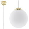 Pendant Lamp Ugo 30 Gold Modern Single Pendants Great Lighting UK Ltd