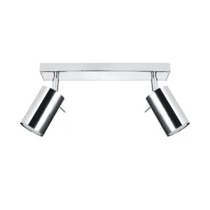Ring Two Light Chrome Kitchen Spotlight Bar 2 Light Spotlight Great Lighting UK Ltd