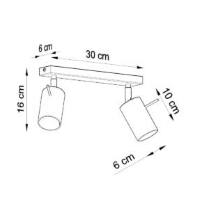 Ring Two Light Chrome Kitchen Spotlight Bar 2 Light Spotlight Great Lighting UK Ltd