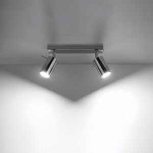 Ring Two Light Chrome Kitchen Spotlight Bar 2 Light Spotlight Great Lighting UK Ltd
