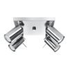Ceiling Lamp Ring 4 Chrome Cluster Ceiling Lights Great Lighting UK Ltd