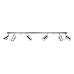 Ring Six Light Chrome Kitchen Spotlight Bar 6 Light Spotlights Great Lighting UK Ltd
