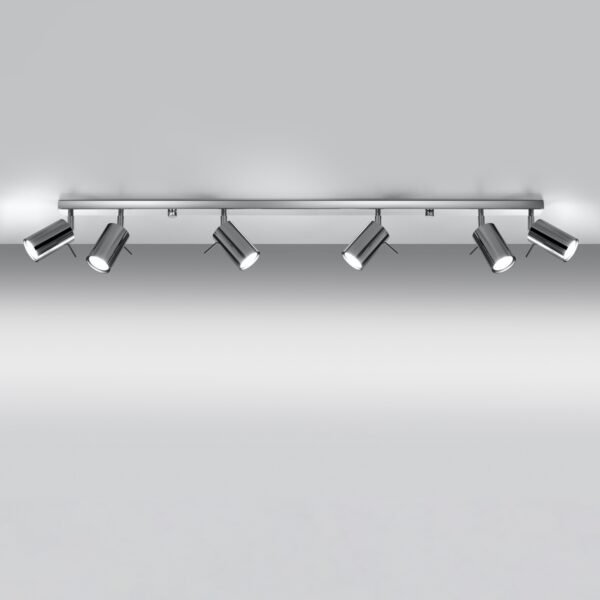 Ceiling Lamp Ring 6l Chrome Modern Ceiling Lights Great Lighting UK Ltd