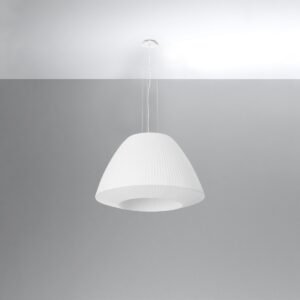 Chandelier Bella 60 White Large Shade Pendants Great Lighting UK Ltd