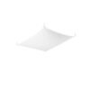 Ceiling Lamp Luna 1 White Single Ceiling Lights Great Lighting UK Ltd