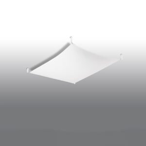 Ceiling Lamp Luna 1 White Single Ceiling Lights Great Lighting UK Ltd