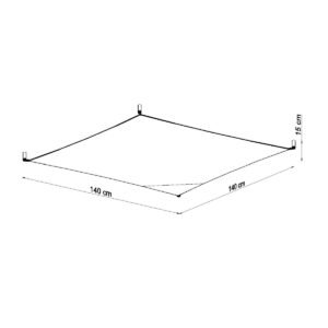 Ceiling Lamp Luna 4 White Large Ceiling Lights Great Lighting UK Ltd
