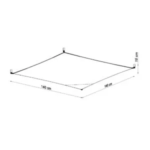 Luna 4-Light Ceiling Light - White Modern Large Ceiling Lights Great Lighting UK Ltd