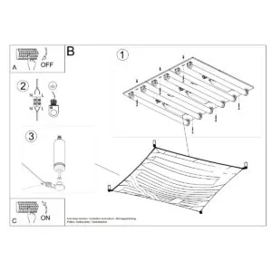 Luna 4-Light Ceiling Light - White Modern Large Ceiling Lights Great Lighting UK Ltd