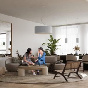 Chandelier Otto 50 White Large Ceiling Lights Great Lighting UK Ltd