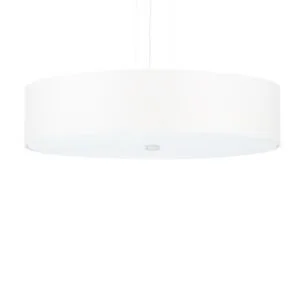 Skala 50cm Chandelier - White Large Shade & Drum Pendants Great Lighting UK Ltd