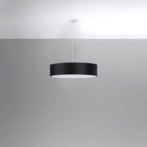 Skala 50cm Chandelier - White / B Large Shade & Drum Pendants Great Lighting UK Ltd