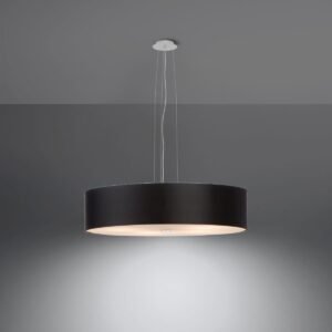 Skala 50cm Chandelier - White / B Large Shade & Drum Pendants Great Lighting UK Ltd