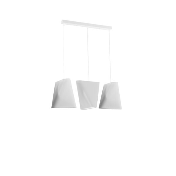 Chandelier Blum 3 White Hanging Chandeliers Great Lighting UK Ltd