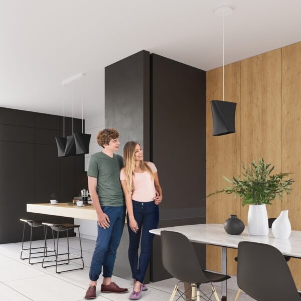 Chandelier Blum 3 Black Hanging Chandeliers Great Lighting UK Ltd