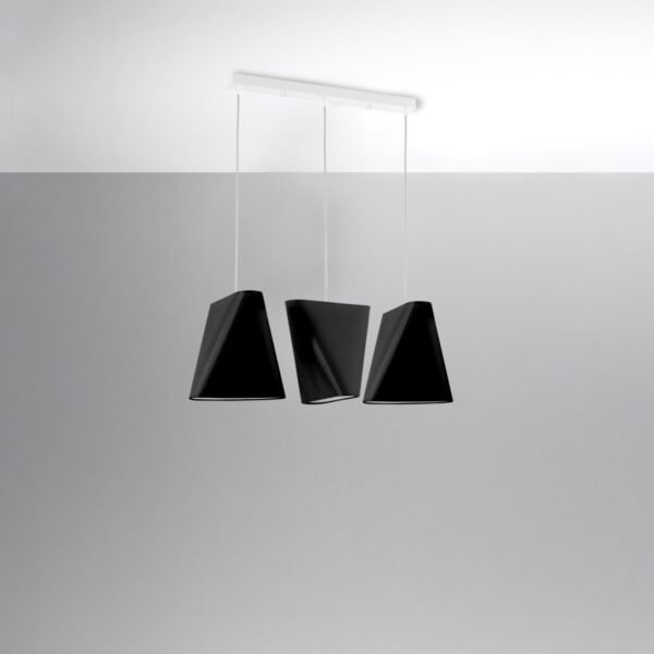 Chandelier Blum 3 Black Hanging Chandeliers Great Lighting UK Ltd