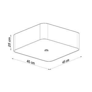 Ceiling Lamp Lokko 45 White Large Ceiling Lights Great Lighting UK Ltd