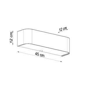 Wall Lamp Lokko White Box Wall Lights Great Lighting UK Ltd