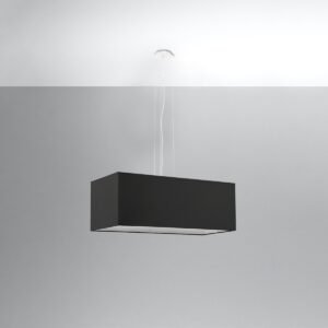 Chandelier Santa Bis 80 Black Large Shade Pendants Great Lighting UK Ltd