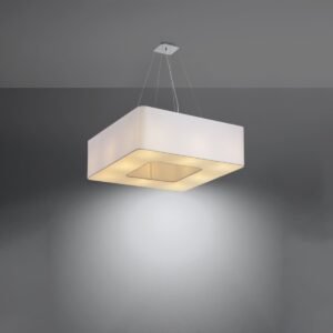 Chandelier Urano 60 White Large Shade Pendants Great Lighting UK Ltd