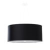 Chandelier Otto 60 Black Large Shade Pendants Great Lighting UK Ltd