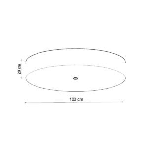 Ceiling Lamp Skala 100 Black Large Ceiling Lights Great Lighting UK Ltd