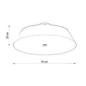 Ceiling Lamp Vega 70 White Large Ceiling Lights Great Lighting UK Ltd