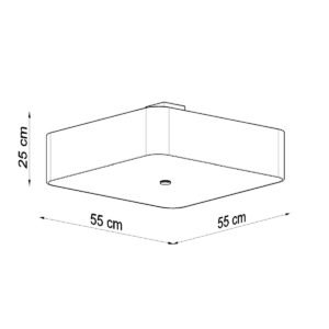 Ceiling Lamp Lokko 55 White Large Ceiling Lights Great Lighting UK Ltd