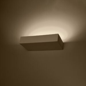 Wall Lamp Ceramic Taugan White Box Wall Lights Great Lighting UK Ltd