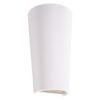 Wall Lamp Ceramic Lana White Single Wall Lights Great Lighting UK Ltd
