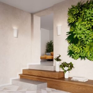 Ceramic Wall Light Lana White Contemporary Ceramic Lighting Great Lighting UK Ltd