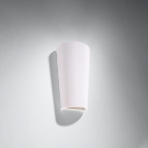 Ceramic Wall Light Lana White Contemporary Ceramic Lighting Great Lighting UK Ltd