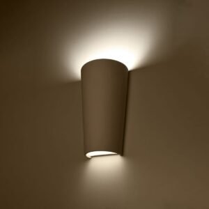 Ceramic Wall Light Lana White Contemporary Ceramic Lighting Great Lighting UK Ltd