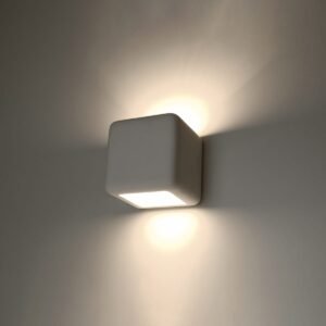 Ceramic Wall Light Nesta White Contemporary Ceramic Lighting Great Lighting UK Ltd