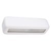 Wall Lamp Ceramic Subani White Box Wall Lights Great Lighting UK Ltd