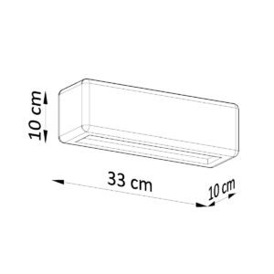 Wall Lamp Ceramic Subani White Box Wall Lights Great Lighting UK Ltd