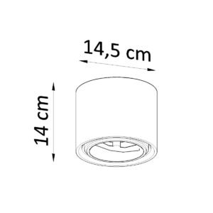 Wall Lamp Ceramic Kalu Single Ceiling Lights Great Lighting UK Ltd