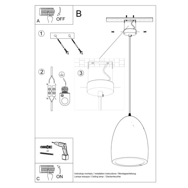 Ceramic Pendant Lamp Bukano Modern Pendant Lights Great Lighting UK Ltd