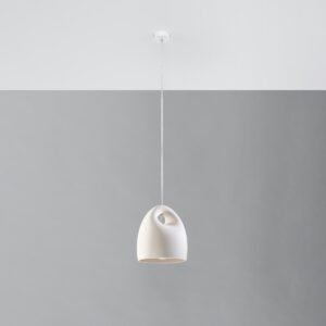 Ceramic Pendant Lamp Bukano Modern Single Pendants Great Lighting UK Ltd