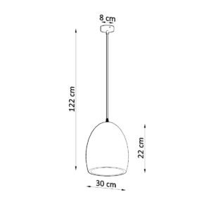 Ceramic Pendant Lamp Flawiusz Modern Single Pendants Great Lighting UK Ltd