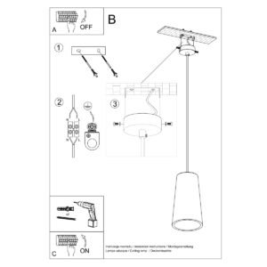 Ceramic Pendant Lamp Gulcan Modern Single Pendants Great Lighting UK Ltd