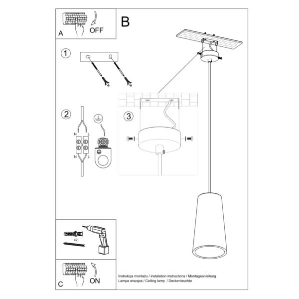 Ceramic Pendant Lamp Gulcan Modern Pendant Lights Great Lighting UK Ltd